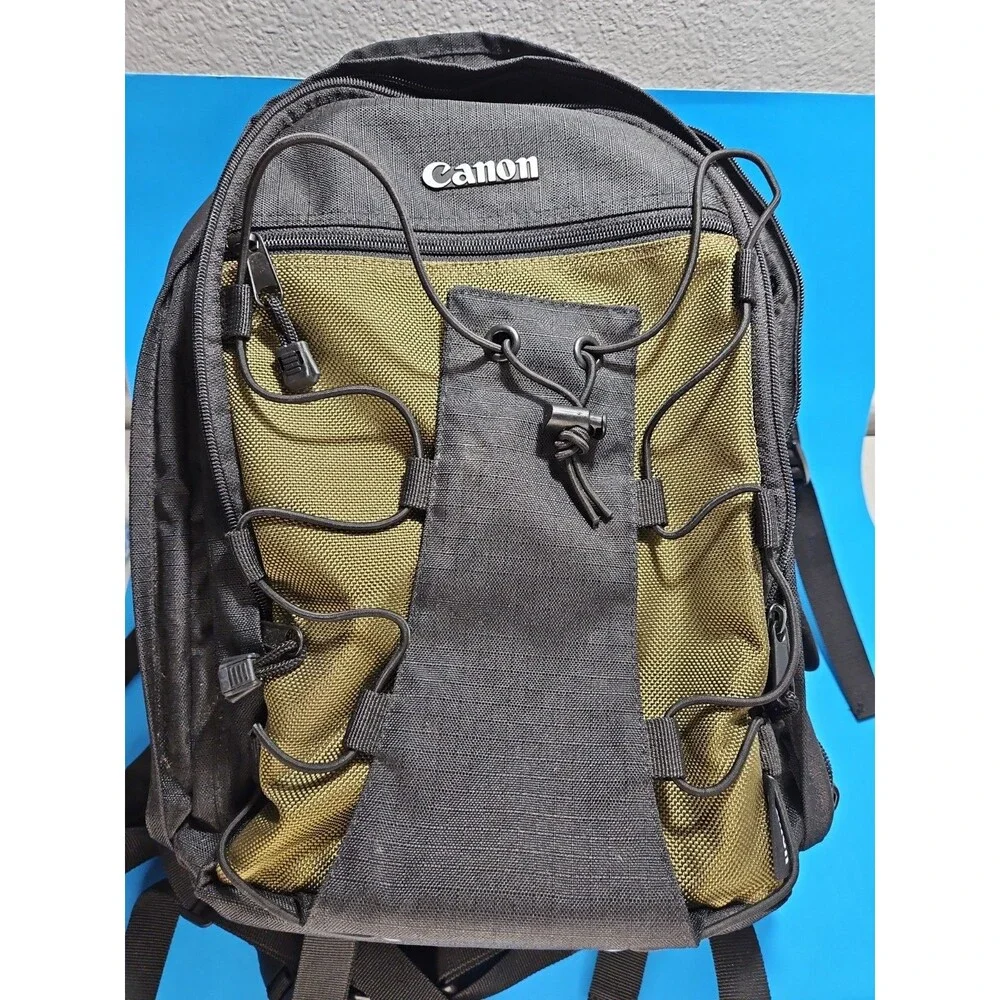 Canon 200EG Deluxe Backpack Camera Bag Olive Green & Black